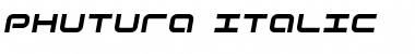Phutura Italic Font Title Preview