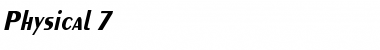 Physical 7 Italic Font Title Preview