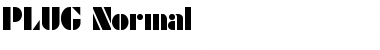 PLUG Normal Font Title Preview