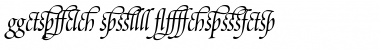 Poetica SuppLigatures Italic Font Title Preview