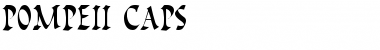 Pompeii Caps Normal Font Title Preview
