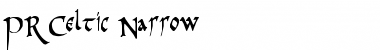 PR Celtic Narrow Normal Font Title Preview