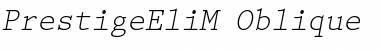 PrestigeEliM Oblique Font Title Preview