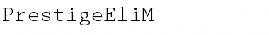 PrestigeEliM Regular Font Title Preview