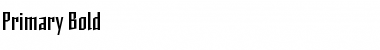 Primary Bold Font Title Preview