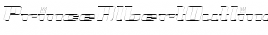 PrinceAlbertOutline Italic Font Title Preview