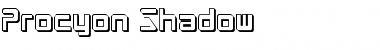 Procyon Shadow Shadow Font Title Preview