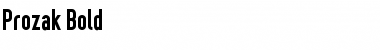 Prozak Bold Font Title Preview