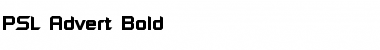 PSL-Advert Bold Font Title Preview