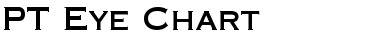 PT Eye Chart Normal Font Title Preview