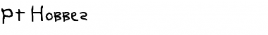 PT Hobbes Normal Font Title Preview