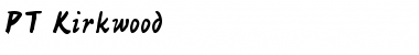 PT Kirkwood Normal Font Title Preview