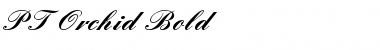 PT Orchid Bold Normal Font Title Preview