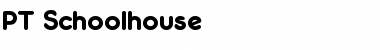 PT Schoolhouse Normal Font Title Preview