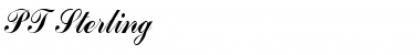 PT Sterling Normal Font Title Preview