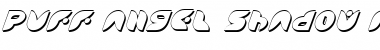 Puff Angel Shadow Italic Shadow Italic Font Title Preview