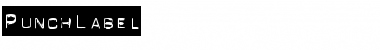 PunchLabel Regular Font Title Preview
