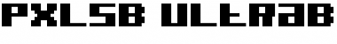 PXLSB UltraBold Font Title Preview