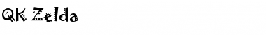 QK Zelda Regular Font Title Preview