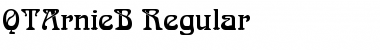 QTArnieB Regular Font Title Preview