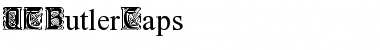 QTButlerCaps Regular Font Title Preview