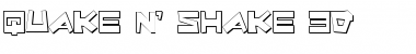 Quake & Shake 3D 3D Font Title Preview