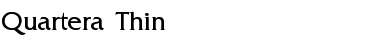 FrizQuadrata-Thin Regular Font Title Preview