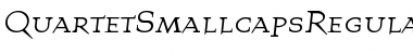 QuartetSmallcapsRegular Regular Font Title Preview