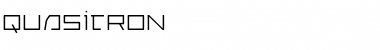 Quasitron Regular Font Title Preview