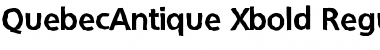 QuebecAntique-Xbold Regular Font Title Preview