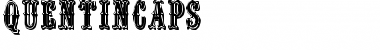 QuentinCaps Regular Font Title Preview