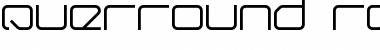 Querround Regular Font Title Preview