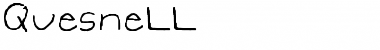 QUesneLL Regular Font Title Preview