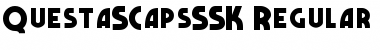 QuestaSCapsSSK Regular Font Title Preview