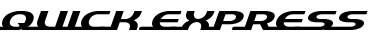 quick express Font Title Preview
