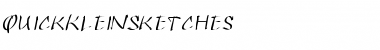 QuickKleinSketches Regular Font Title Preview