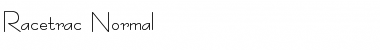 Racetrac Normal Font Title Preview