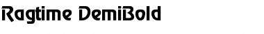 Ragtime-DemiBold Regular Font Title Preview