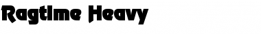 Ragtime-Heavy Regular Font Title Preview