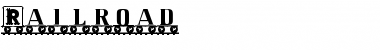 Railroad Regular Font Title Preview