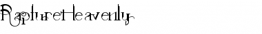 RaptureHeavenly Regular Font Title Preview