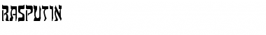 Rasputin Regular Font Title Preview