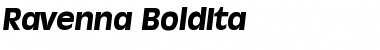Ravenna-BoldIta Regular Font Title Preview