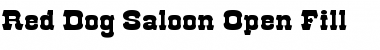 Red Dog Saloon Open Fill Regular Font Title Preview