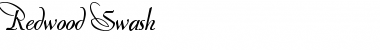 Redwood Swash Regular Font Title Preview