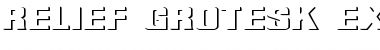Relief Grotesk Extended Regular Font Title Preview