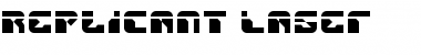 Replicant Laser Laser Font Title Preview
