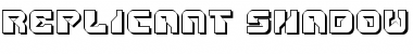 Replicant Shadow Shadow Font Title Preview