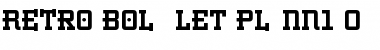 Retro Bold LET Plain Font Title Preview