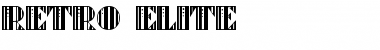 Retro Elite Regular Font Title Preview